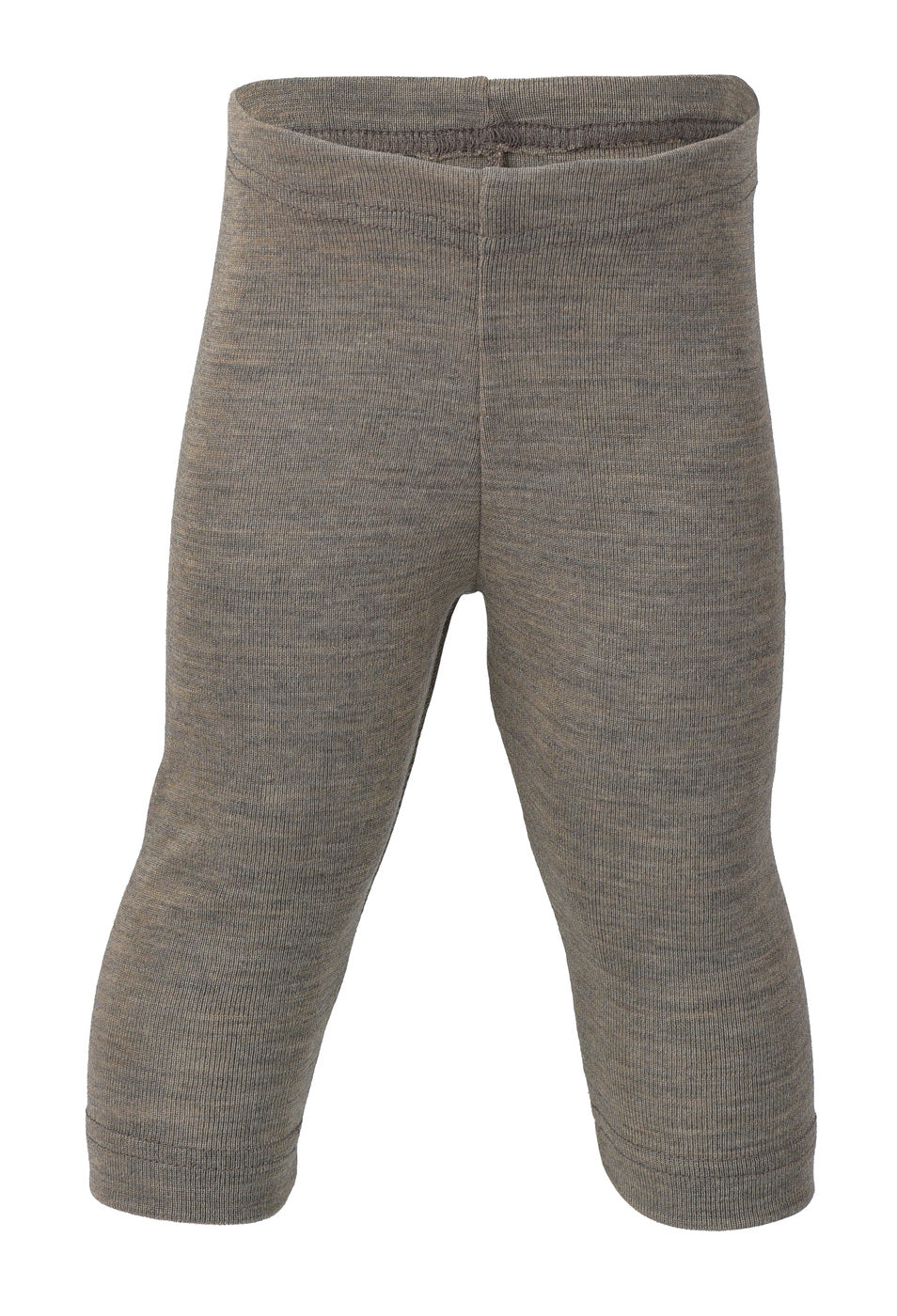 Leggings in lana e seta per bimbi piccoli - nocciola